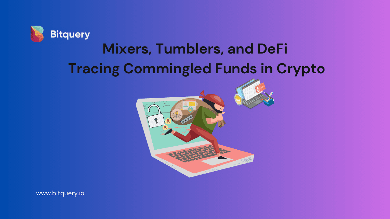 Cover Image for Mixers, Tumblers, and DeFi: Tracing Commingled Funds in Crypto