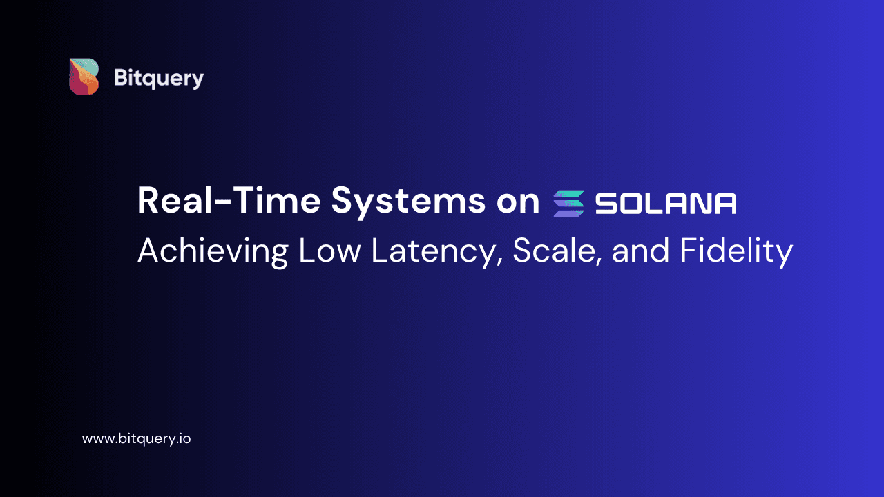 Cover Image for The Need for Real-Time Data on Solana: Latency, Scale, and Fidelity at Stake