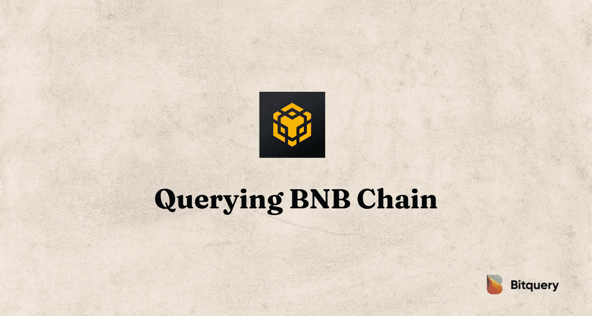 Cover Image for Binance Smart Chain API | BNB Chain Indexing (BSC API)