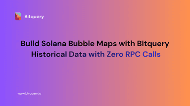 Build Solana Bubble Maps with Bitquery: Historical Data with Zero RPC Calls