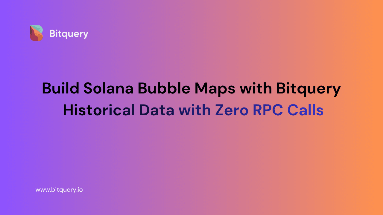 Cover Image for Build Solana Bubble Maps with Bitquery: Historical Data with Zero RPC Calls