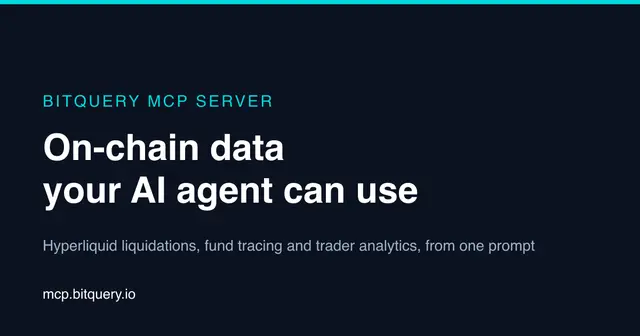 Cover Image for Bitquery MCP Server for AI Agents: On-Chain Data Your AI Can Actually Use